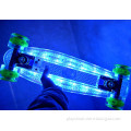Transparent penny skateboard with LED for sale